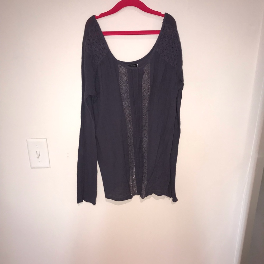 Long sleeve beach cover top